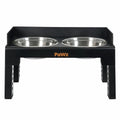 Pawz Elevated Dog Bowls Pet Feeder 6 Height Adjustable Raised Food Water Large